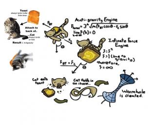 Cat + Buttered Toast