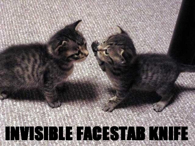face stab