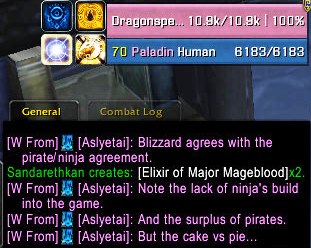 Pirates V Ninjas, the Official Blizzard Take