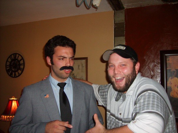 Alnwick as Borat