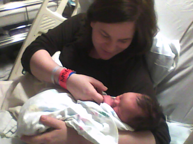 Colin &amp; Mommy (at Hospital)