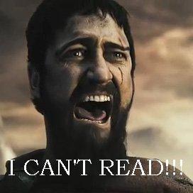 I Can't Read!