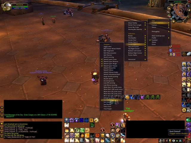 Raid Debuff Active