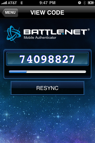 iphone authenticator code