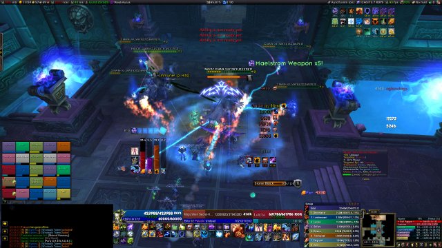 My shaman's UI in action.