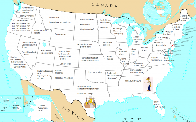Map of the USA