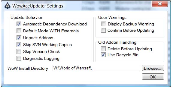 Suggested WAU Preferences