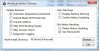 Suggested WAU Preferences