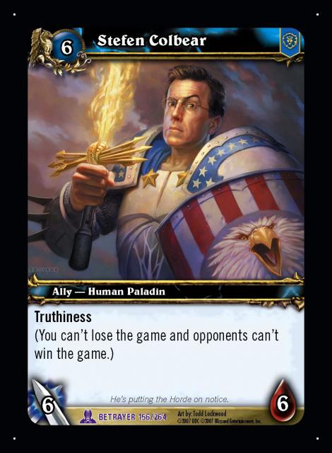 Stefen Colbear: The WoW: TCG Card