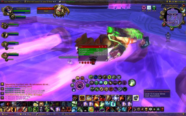 DPS on a tank and spank boss (no twists/pots)