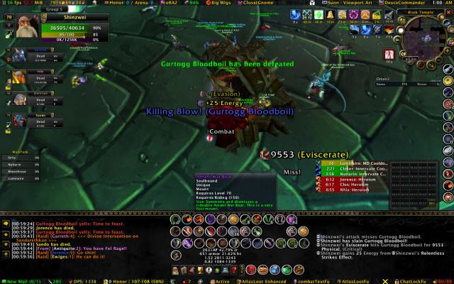 Rogue solos Gurtogg Bloodboil (well the last 1%)
