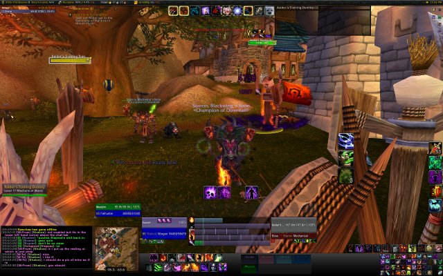 Scaron UI 4.2 in combat
