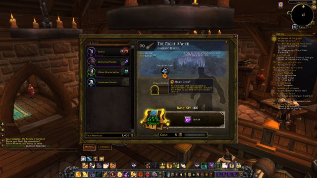 Quest Selection (for followers)