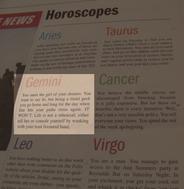 Horoscopes