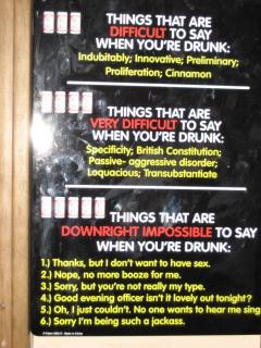 Difficult to Say When Drunk Difficult to Say When Drunk