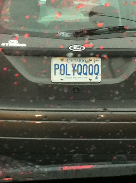 licence plate
