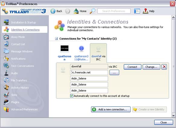 Trillian Setup